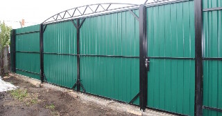 Купить ворота из профнастила Октябрьский, цена от 4154 руб.