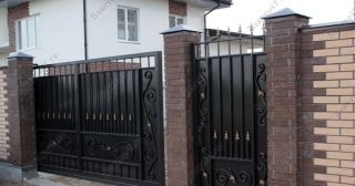 Купить распашные ворота кованные Октябрьский, цена от 4890 руб.